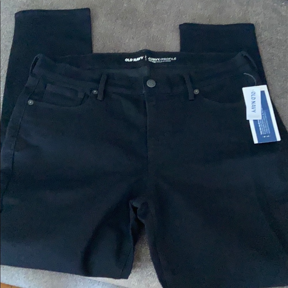 Old Navy Curvy Black Jeans